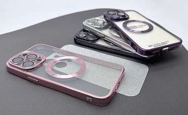 S23 Ultra 2 in 1 luxury MagSafe case