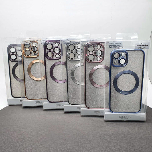 S22 Ultra 2 in 1 luxury MagSafe case