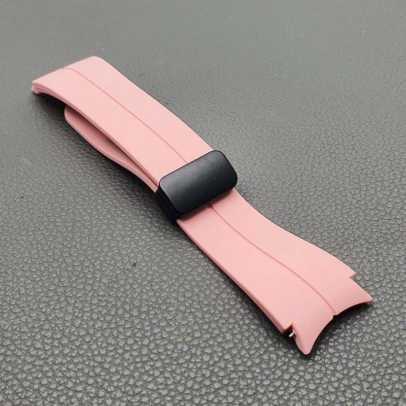 Samsung watch band with magnetic D-Buckle