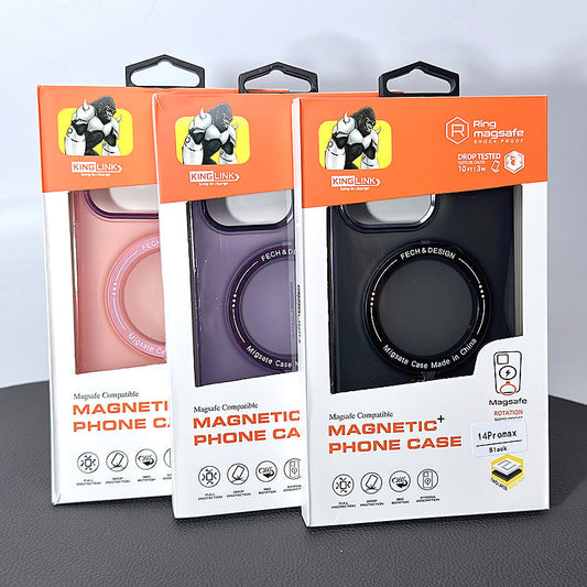 iPhone 13 Pro 6.1 Kinglink ring magsafe with rotation kickstand phone case