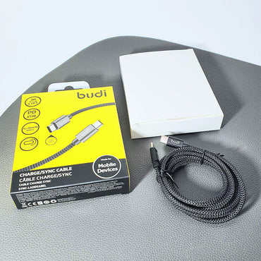 Budi 2m PD 65W Type-C to Type-C cable DC206TT20
