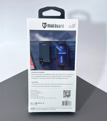 Maxguard 10000 mah PD QC 3.0 2USB+Type-C power bank MC100