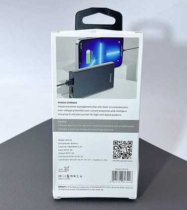 Maxguard 10000 mah PD QC 3.0 aluminum alloy power bank MC510