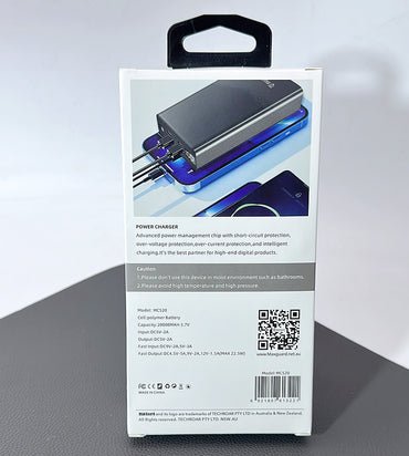 Maxguard 20000 mah PD QC 3.0 aluminum alloy power bank MC520