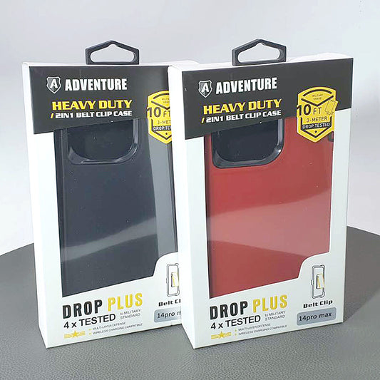 iPhone 14 Pro max 6.7 Adventure heavy duty 2 in 1 belt clip case
