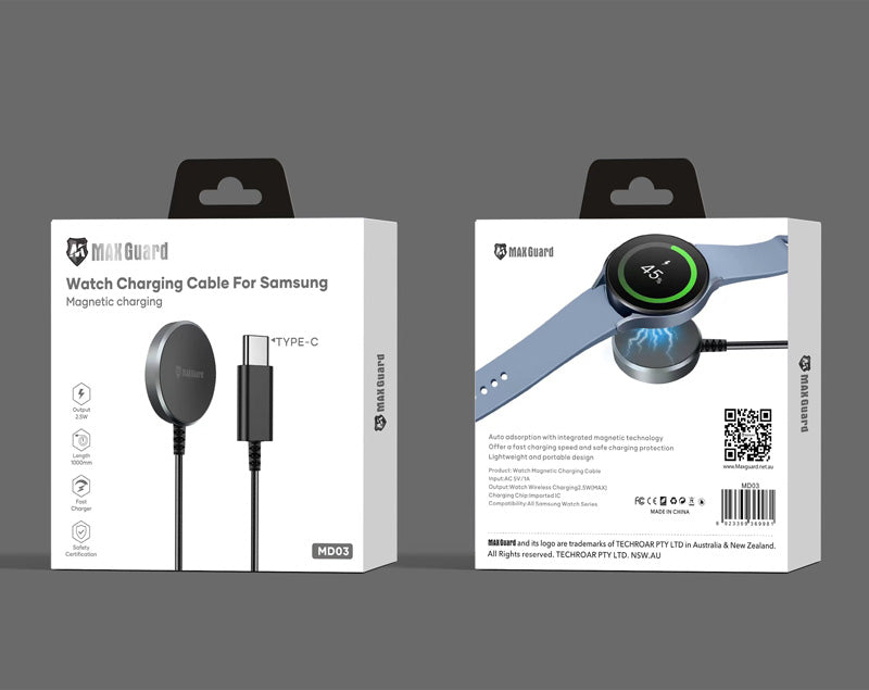 Maxguard 1m Samsung watch charging cable MD03