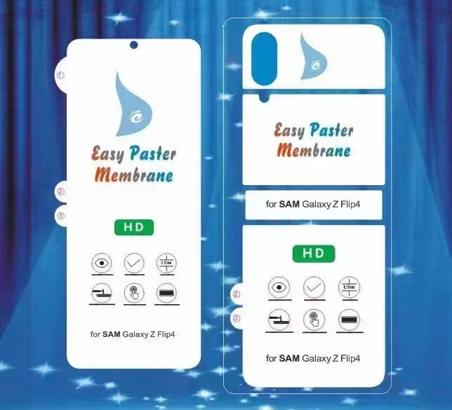 Easy paster membrane screen protector for Samsung S/Note Series