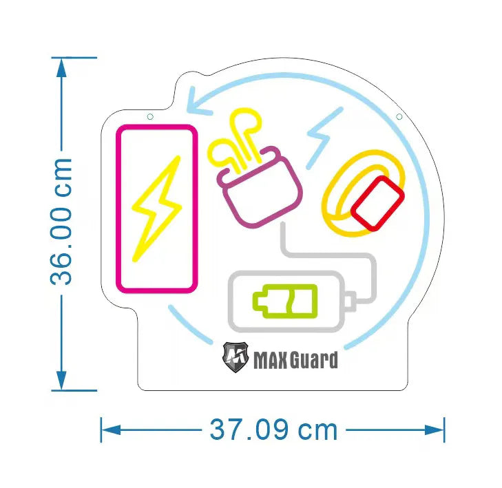 Maxguard F02 Mobile Accessories Neon Sign