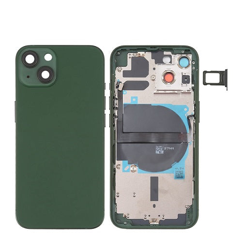 IPHONE 13 BACK HOUSING WITH POWER FLEX GREEN