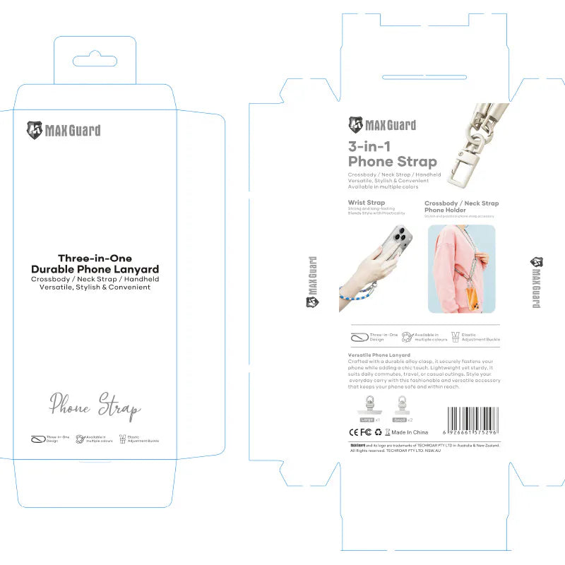 Maxguard Three-in-One Durable Phone Lanyard