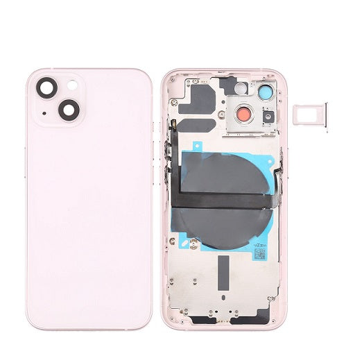 IPHONE 13 BACK HOUSING WITH POWER FLEX PINK