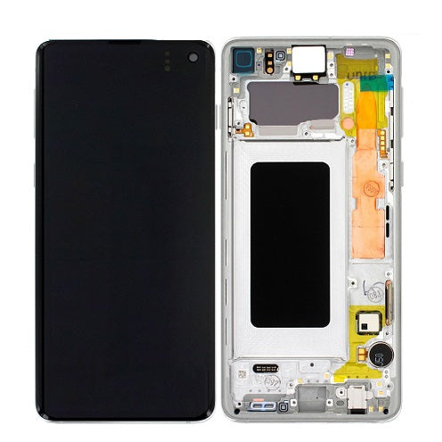 SAMSUNG S10 SCREEN PRISM WHITE (SERVICE PACK)