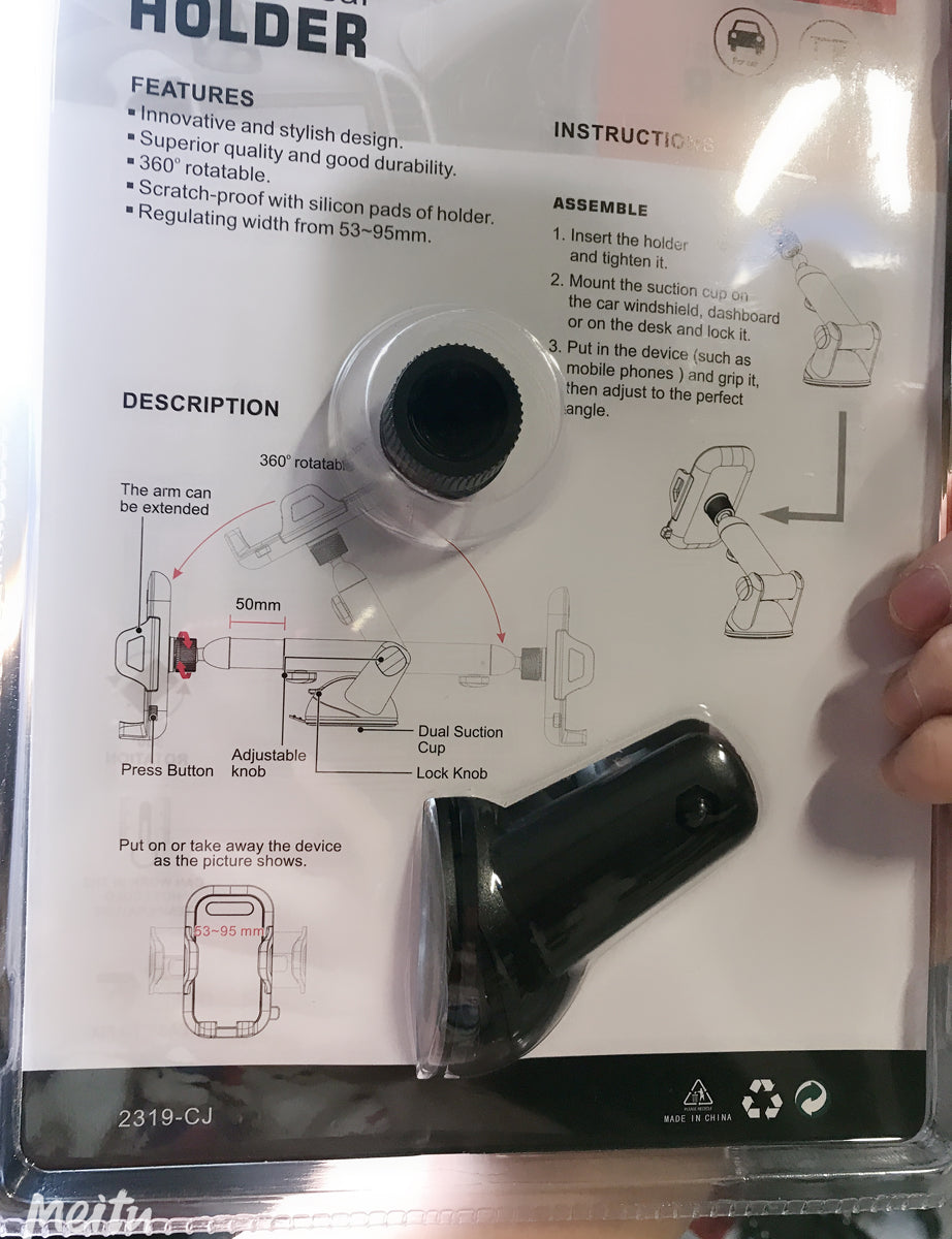 Fly extension neck universal car holder 2319CJ