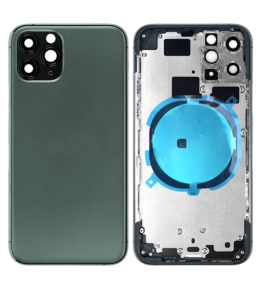 IPHONE 11PRO MAX BACK HOUSING WITHOUT PARTS GREEN