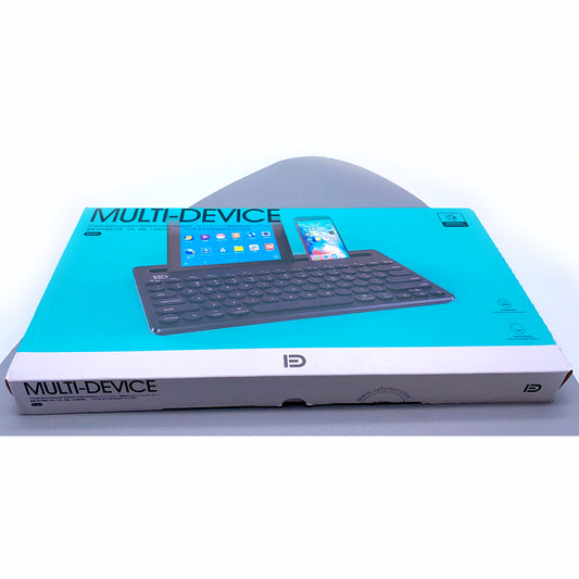 Multi-device wireless bluetooth keyboard for ipad with blue packaging ik3381