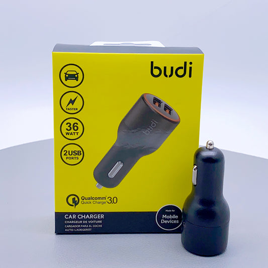Budi 36W QC3.0 quick car charger M8J109Q