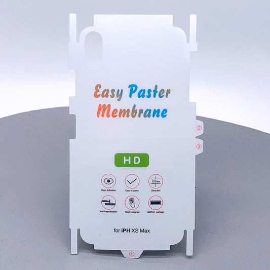 iPhone easy paster membrane HD back protector