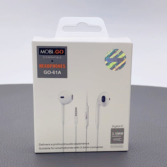 Mobigo 3.5mm Aux earphone GO61A