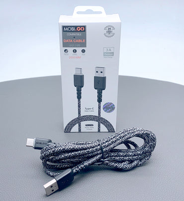 Mobigo 2m nylon fast type-c cable GO106