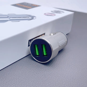 Mobigo dual USB aluminum allog fast car charger GO205