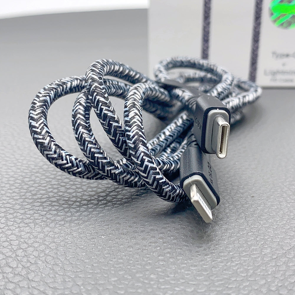 Mobigo 1m nylon PD 20W Type-C to lightning cable GO1TL