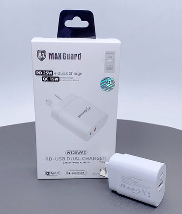 Maxguard 25W PD charger WT25WAC (support super fast changing)