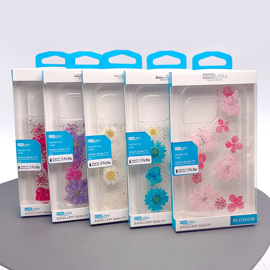 iPhone 11pro max 6.5 real flower blossom case