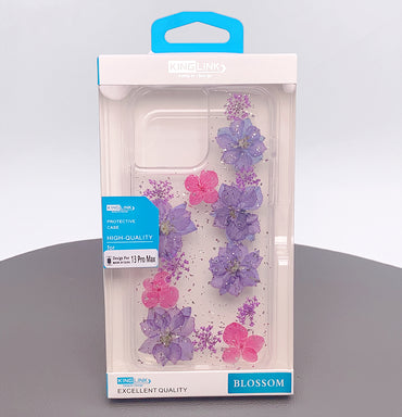 iPhone 11pro max 6.5 real flower blossom case