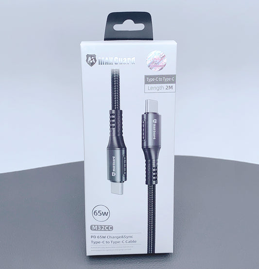 Maxguard 2m PD 65W Type-C to Type-C cable M32CC
