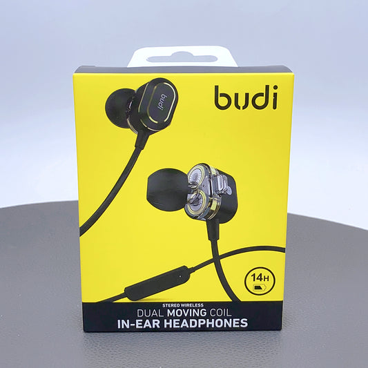 Budi dual moving coil in-ear headphones earphones