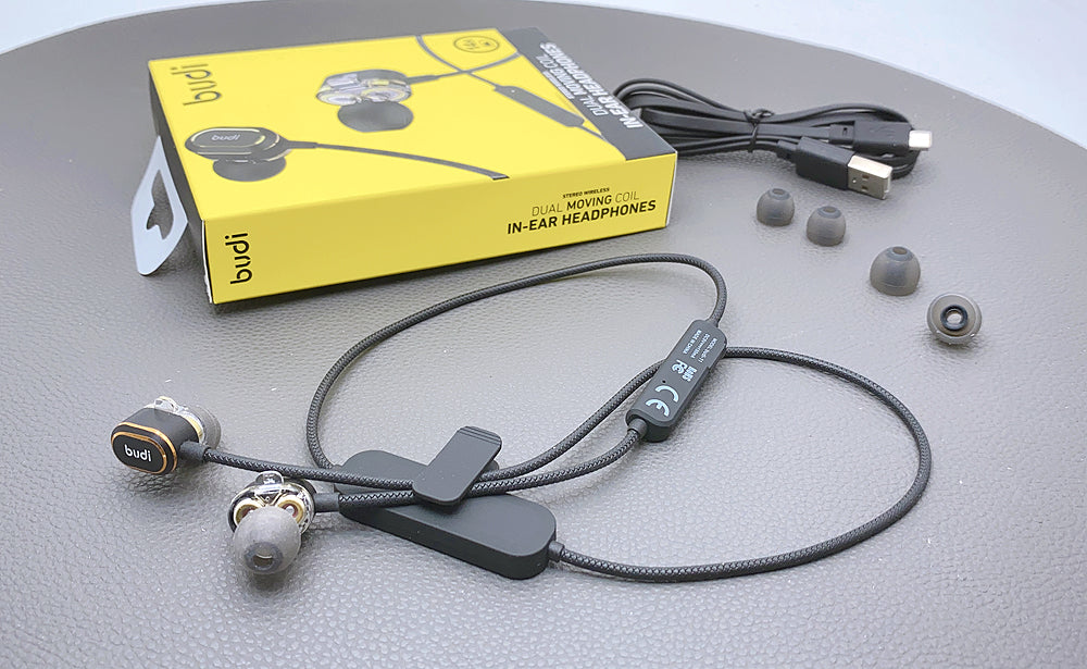 Budi dual moving coil in-ear headphones earphones
