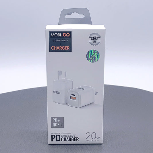 Mobigo PD QC 3.0 20W wall charger TCS2081AC