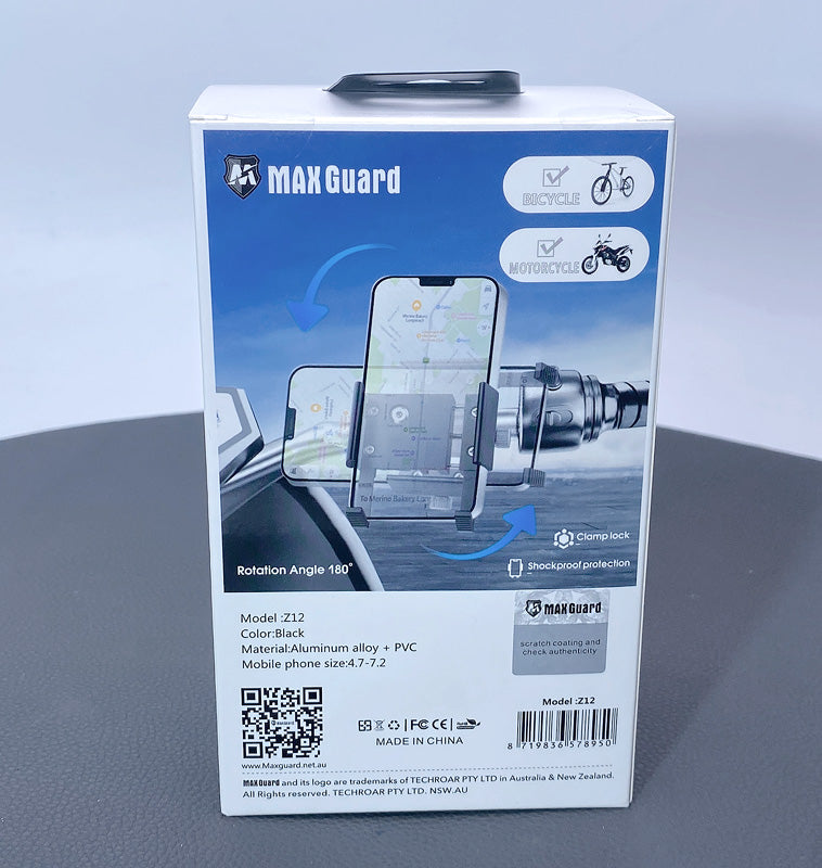 Maxguard bike and motorbike phone holder Z12