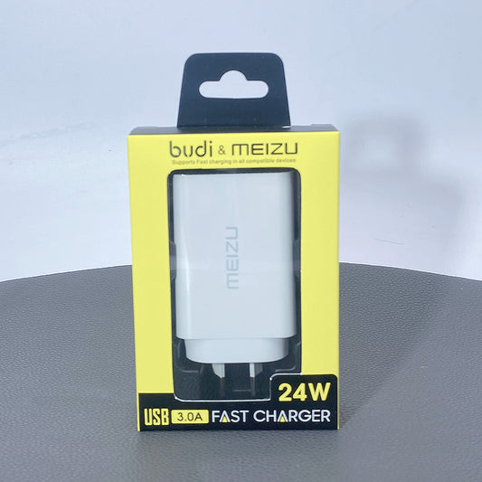 Budi and Meizu 24W 3.0A fast home charger UP0830AU