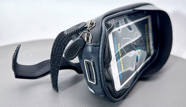 Ultra sensitive touch screen waterproof bicycle bag (Can fit up to 6.7phone .example 14 pro max )