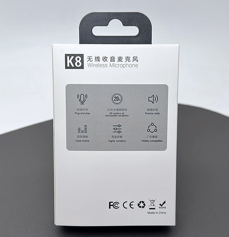 Wireless Microphone bluetooth speaker K8 (Lighting & Type-c)