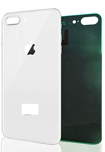 IPHONE 8PLUS BACK GLASS WHITE (BIG HOLE)