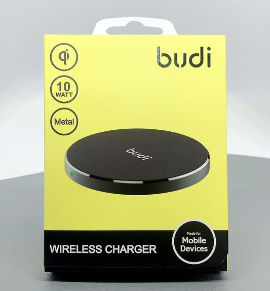 Budi 10w metal wireless charger 3A3100