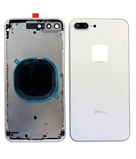 IPHONE 8PLUS BACK HOUSING WITHOUT PARTS WHITE (HIGH QUALITY)