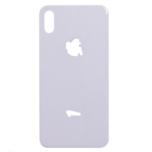 IPHONE X BACK GLASS WHITE (BIG HOLE)