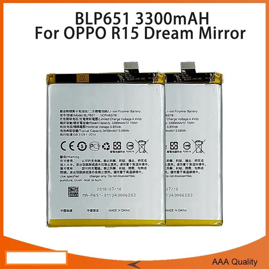 OPPO R15 BATTERY DREAM VERSION(BLP651)