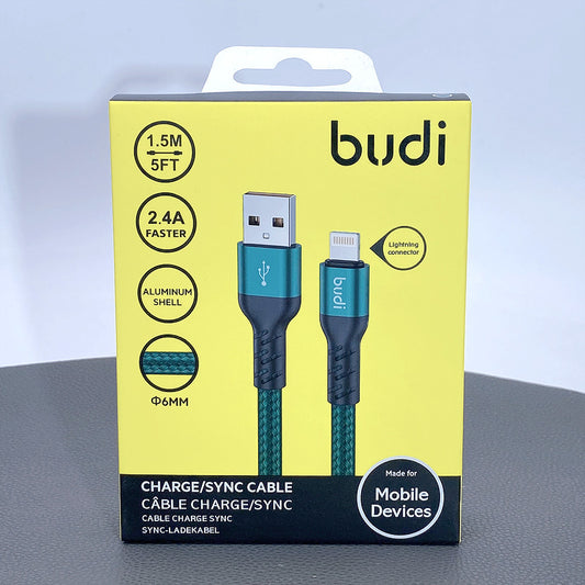 Budi 1.5m 2.4A lightning cable DC232L15L