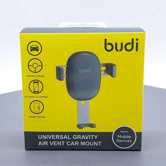 Budi gravity universal smart phone air vent car holder M8J500D