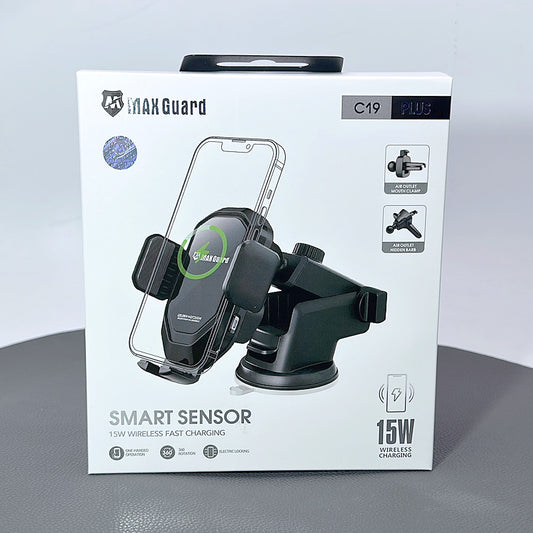 Maxguard 15W wireless charger holder C19 Plus