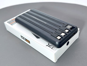 Mobigo 10000 mah MagSafe power bank with micro TYPE-c Lightning cable GO506