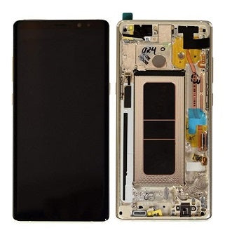 SAMSUNG NOTE8 LCD SCREEN GOLD (REFURBISHED HIGH QUALITY)