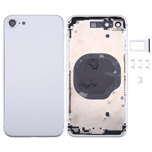 IPHONE 8G BACK HOUSING WITHOUT PARTS WHITE