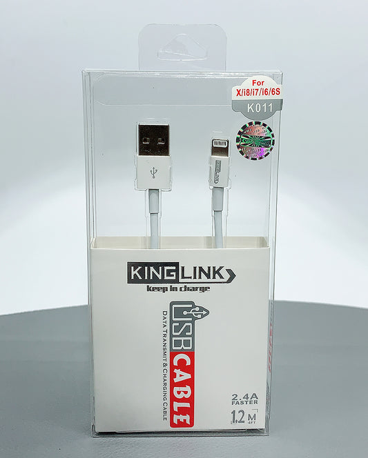 Kinglink KL 1m 2.4A faster ip7 lightning cable K011