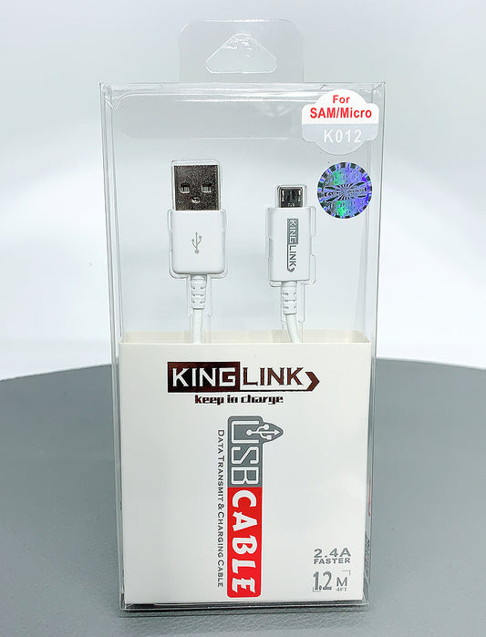 Kinglink KL 1m 2.4A faster micro cable K012