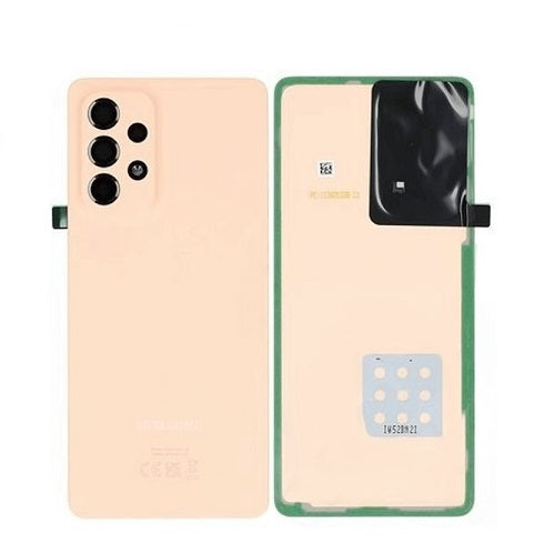 SAMSUNG A53 BACK COVER GLASS PEACH (BEST AFTERMARKET)